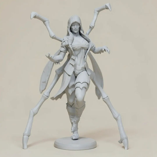 Άβαφη 3D Фигура D Vorah От Mortal Kombat Боядисване DIY Подарък Цветове 30 см 1:6