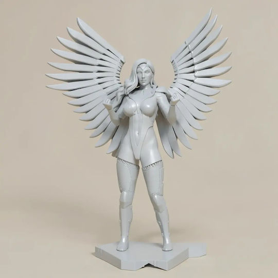 Unpainted 3D Figur Wonder Woman Golden Wing Painting Diy Geschenk Farben 15,2 Cm 1:12