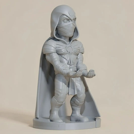 Unpainted 3D Figure Moon Knight Joystick Holder 3D Painting DIY Gift Colors 15.2 Cm 1:12
