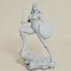 Unpainted 3D Figur Wonder Woman Shield Sword 3D Painting Diy Geschenk Farben 15,2 Cm 1:12