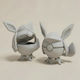 Unpainted 3D Figure Basic Pokemon Collection Glaceon Pokeball Painting Diy Gift Colors 20 Cm 1:8
