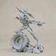 Unpainted 3D Figure Rocket Vs Groot V2 Painting Diy Gift Colors 15.2 Cm 1:12