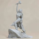 Unpainted 3D Figure Lady Thor Jane Foster 3D Model V2 Painting DIY Gift Colors 20 Cm 1:8