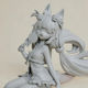 Άβαφη 3d Φιγούρα Sameko Saba Vtuber Halloween 240mm Βάψιμο Diy Δώρο Χρώματα 20 Cm 1:8