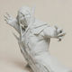 Небоядисана 3D Фигура Noob Saibot Mortal Kombat Боядисване DIY Подарък Цветове 30 см 1:6