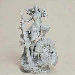 Unpainted 3D Figure Absolute Wonder Woman 3D Painting DIY Gift Colors 15.2 Cm 1:12 Unpainted 3D Figure Absolute Wonder Woman 3D Painting DIY Gift Colors 15.2 Cm 1:12