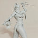 Άβαφη 3D Фигура Mileena Mortal Kombat 180мм Боядисване DIY Подарък Цветове 15,2 см 1:12