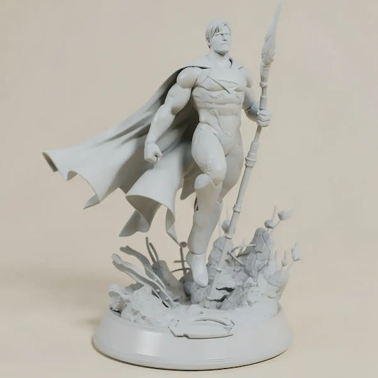 Небоядисана 3D Фигура Superman 3D Модел В Действие Боядисване DIY Подарък Цветове 15,2 См 1:12