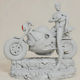 Unpainted 3D Figur Selina Kyle auf Motorrad Diy Geschenk Farben 15,2 cm 1:12