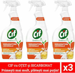 Cif Degresant Curățători de bucătărie Spray pentru Unsoare 650ml 3 buc