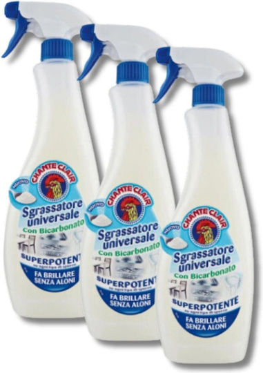 Chante Clair Spray de curățare pentru grăsimi 600ml 3 buc