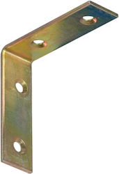 Ъглов Рафт от Метал в Златист Цвят 40x40mm 4бр