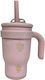 abo Make A Wish Little Bird Stainless Steel Kids Water Bottle Thermos with Straw Multicolour 350ml
