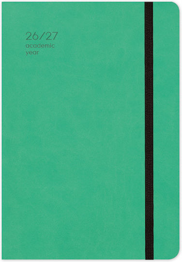 Adbook Ακαδημαϊκό Ημερολόγιο Handy Ημερήσιο 2026-2027 14x21cm Turquoise Hm-9234