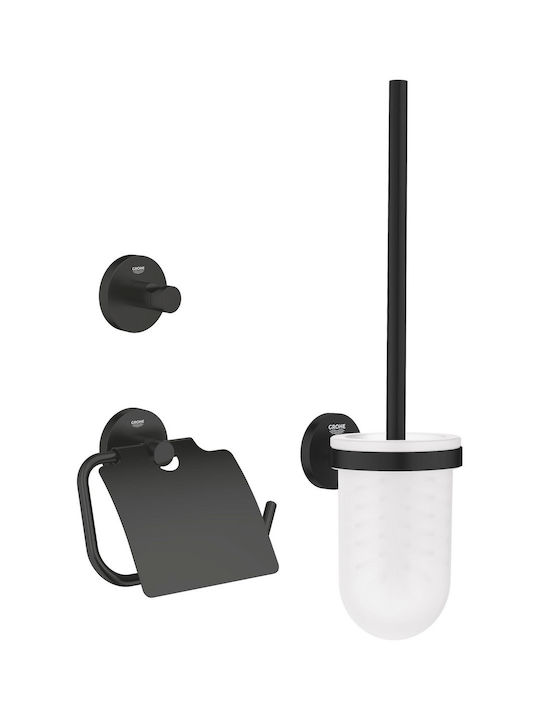 Grohe Grohe Badezimmerzubehör-Set Metall Schwarz