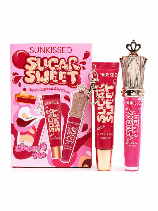 Sugar Sweet Lip Duo Makeup Set for Lips Cherry Pie 2 Pieces