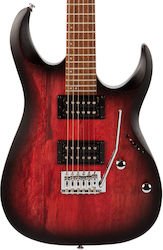 Cort X100 Elektrische Gitarre Open Pore Schwarz Kirsche Burst Cort X100 Elektrische Gitarre Open Pore Schwarz Kirsche Burst