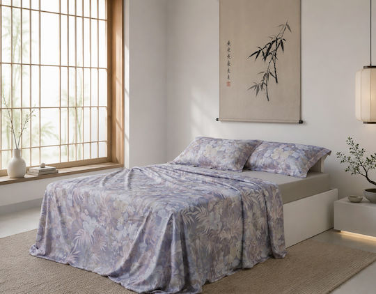 Silk Fashion Σετ Σεντόνι με 2 Μαξιλαροθήκες Υπέρδιπλο με Λάστιχο 160x200+40εκ. Lume (3τμχ)
