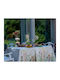 Tessitura Toscana Telerie Linen Tablecloth Selvatica White 140x170cm