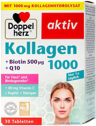 Doppelherz Collagen 1000+Biotin 500mg+Q 10 30 ταμπλέτες