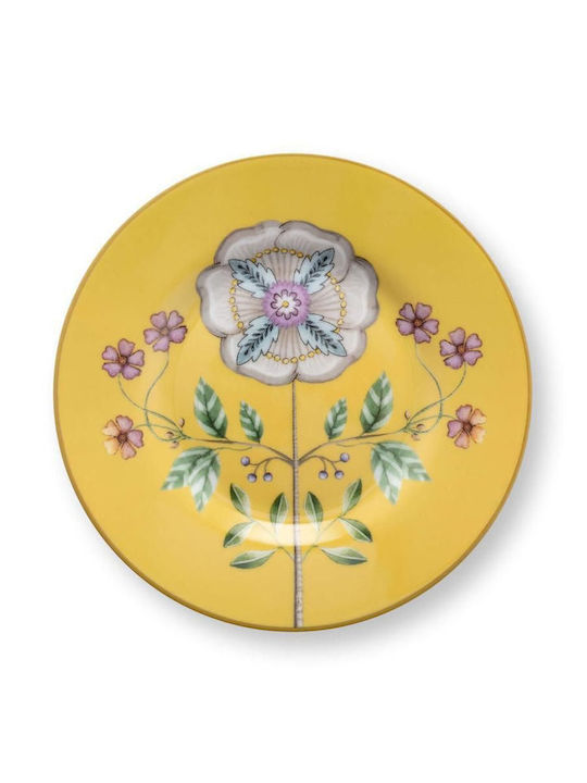 PiP Studio Shallow Yellow Plate With Diameter 12cm