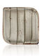 By Bone Shallow Square Porcelain Plate 20cm 6 Pieces