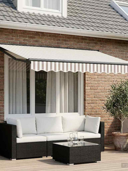 vidaXL Τέντα Βεράντας Γκρι 3x2m