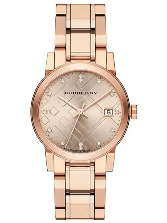 Burberry Ρολόι Μπαταρίας με Μεταλλικό Μπρασελέ Burberry Ρολόι Μπαταρίας με Μεταλλικό Μπρασελέ
