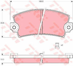 Trw Gdb149 Brake Pad Set Disc Brake Trw Gdb149 Brake Pad Set Disc Brake