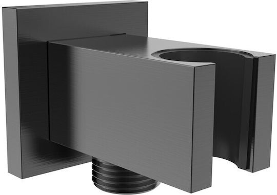 Wall Mounted Water Supply Support Imex Sfr001/bgm Black Gun Metal Pvd