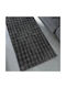 Linea Home Non-Slip Runner Furry Grey Rug 70x150cm