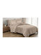 Linea Home Double Duvet Cover 200x240 Mocha