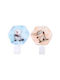 Kids Multi Hook Self-Adhesive Plastic Orange