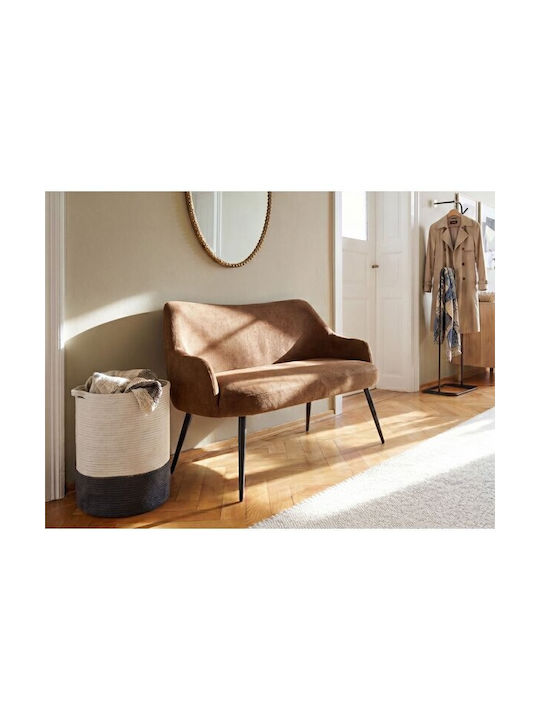 Bench Stool With Storage Space Metallic Berwyn ...