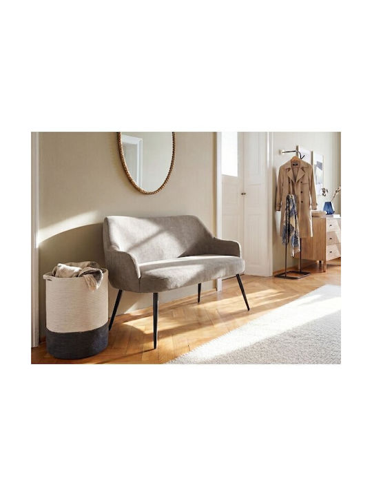 Bench Stool With Storage Space Metallic Berwyn ...