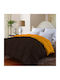 Sidirela Single Quilt 160x220cm Oneiro Brown/Orange 300 GSM