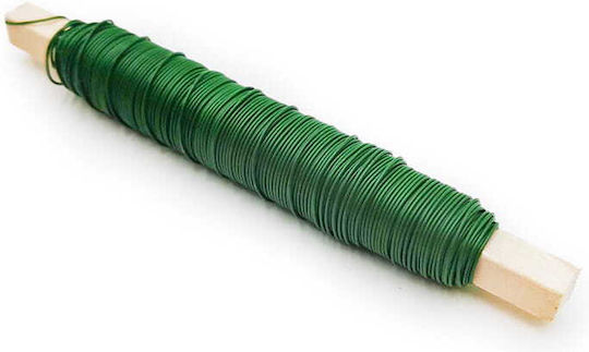 Floral Wire On Spool Green 0.6mm