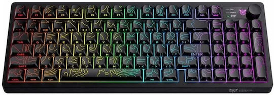 MT902 Ασύρματο Gaming Πληκτρολόγιο με RGB φωτισμό (Αγγλικό US)