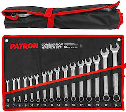 Set 14 Flat-ring Wrenches 6-24mm On Sheet