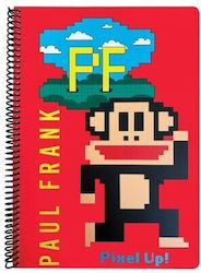 Paul Frank Σπιράλ Τετράδιο Ριγέ Α4 Pixel Up Paul Frank Σπιράλ Τετράδιο Ριγέ Α4 Pixel Up