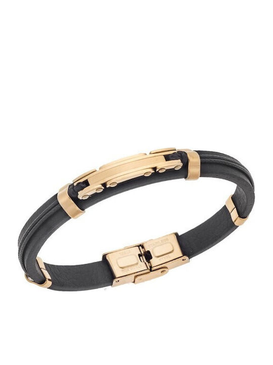 Senza Men's Leather Bracelet