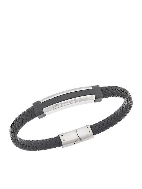 Senza Men's Leather Bracelet