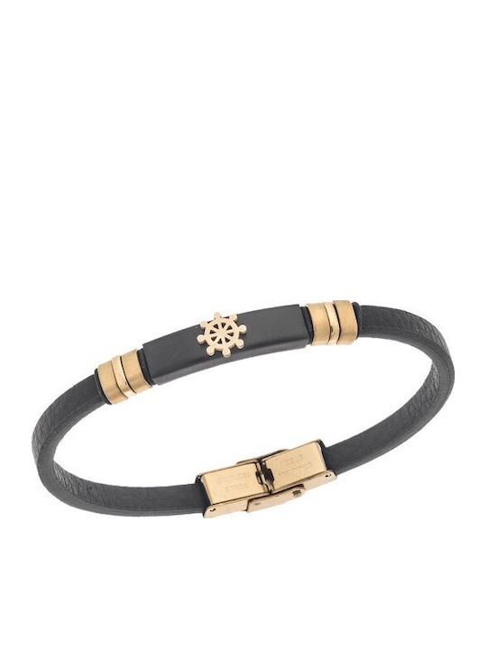 Senza Men's Leather Bracelet