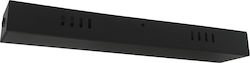 Κουτί Οροφής Τροφοδοτικών Μαύρο 330x60x40 Viokef 00/9206-b