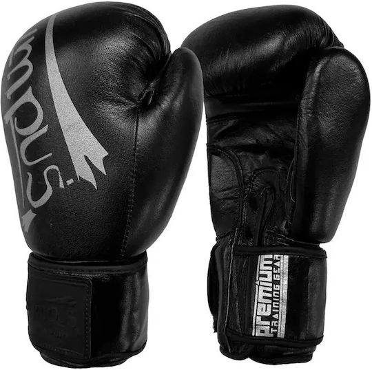 Olympus Sport Training Iv 401070.6oz Schwarz Boxhandschuhe Leder für Wettkampfhandschuhe