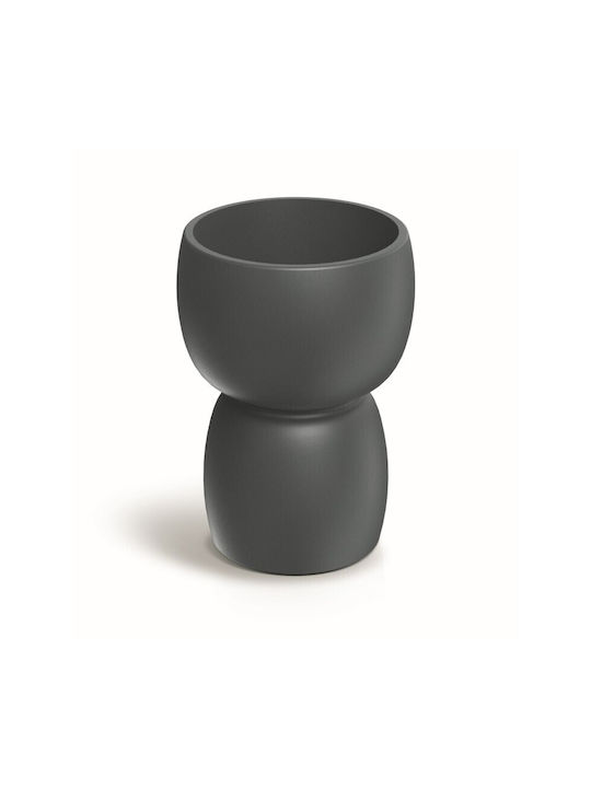 Ethick Plastic Flower Pot Concrete Gray 30x30x41cm