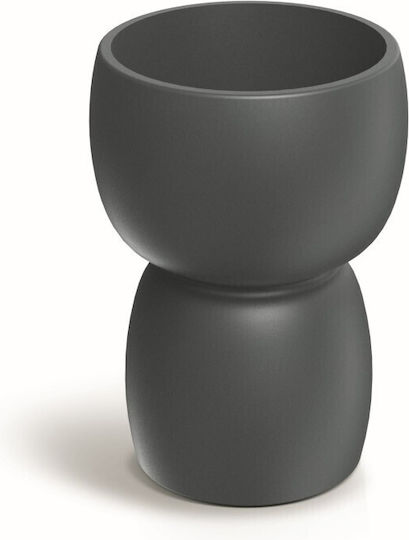 Ethick Plastic Flower Pot Concrete Gray 30x30x41cm