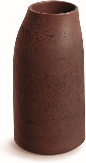 Ethick Plastic Flower Pot Red Ochre 38x38x70cm