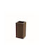 Ethick Γλάστρα Πλαστική Corten Steel 30x29x58εκ.