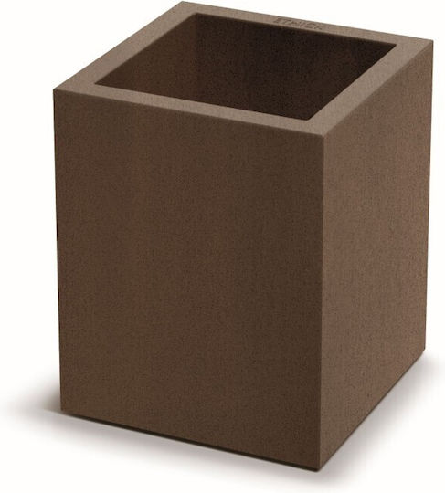 Ethick Kunststoff Blumentopf Cortenstahl 30x29x36cm